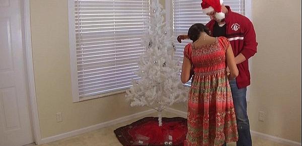  Madisin Lee in Mom and Stepdaughter Decorate More than the Christmas Tree